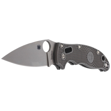 Spyderco Manix 2 Lightweight Gray Maxamet PlainEdge Knife (C101PGY2)