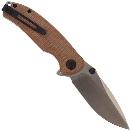 Nóż składany CIVIVI Pintail Brown Micarta, Satin Finish (C2020A)