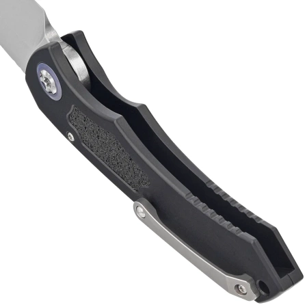 Nóż automatyczny Heretic Pariah Auto Black Aluminium, Stonewashed MagnaCut by Tony Marfione Jr.