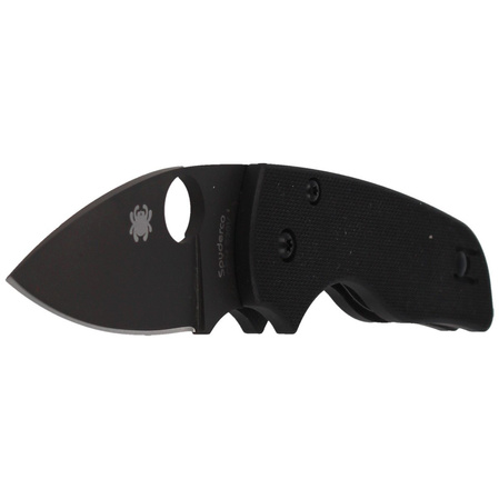 Nóż składany Spyderco Lil' Native G-10 Black / Black Blade Plain (C230GPBBK)
