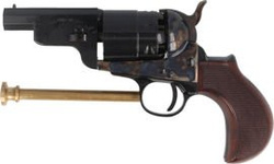 Pietta 1851 Colt Navy Yank Steel Snubnose .44 Revolver (YAS44MTLC)