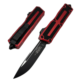 Nóż automatyczny OTF Microtech Scarab II Gen III S/E Red Aluminium, Black M390MK by Tony Marfione (1278-1RD)