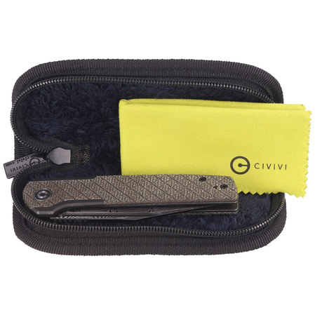 Civivi Knife Cachet Dark Green Micarta, Damascus (C20041B-DS1)