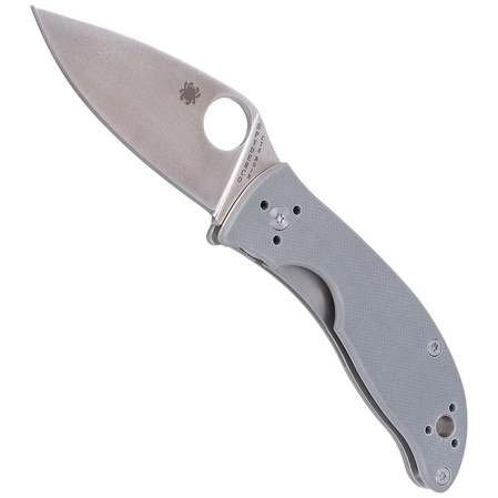 Spyderco Alcyone G-10 Grey, CTS BD1N Plain (C222GPGY)