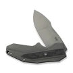 Nóż składany WeKnife Coral SLT Gray Titanium/Marble Carbon Fiber, Gray Stonewashed 20CV by Gustavo T. Cecchini (WE24044-2)