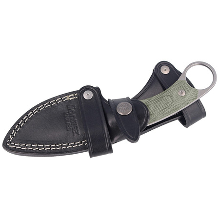 Nóż LionSteel H2 Karambit Canvas Green, Stonewashed M390 by Tommaso Rumici (H2 CVG)