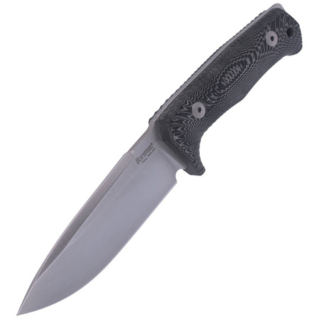 LionSteel Tactical Knife Black Micarta, Satin Niolox by Molletta (T5 MI)