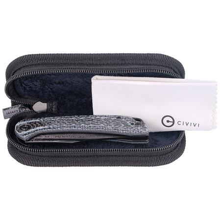 CIVIVI Dogma White G10/Carbon Fiber, Damascus (C2014DS-1)