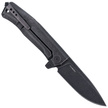 LionSteel Myto Knife Old Black Titanium, PVD Stonewashed M390 by Molletta (MT01B BW)