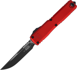Microtech Ultratech Gen IV S/E OTF Knife Red Aluminum, Black M390MK by Tony Marfione (11214-1RD)