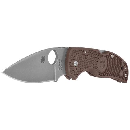 Nóż składany Spyderco Native 5 Lightweight Sprint Run Brown FRN, Satin CPM 15V by Sal Glesser (C41PBN15V5)