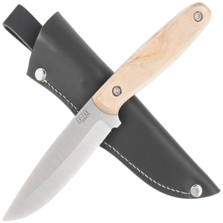 Za-Pas Knife Wave Ash Wood, Satin X50CrMoV15 (WV-J-X50)