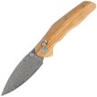 Nóż składany Bestechman Ronan Olive Wood, Damascus (BMK02M)