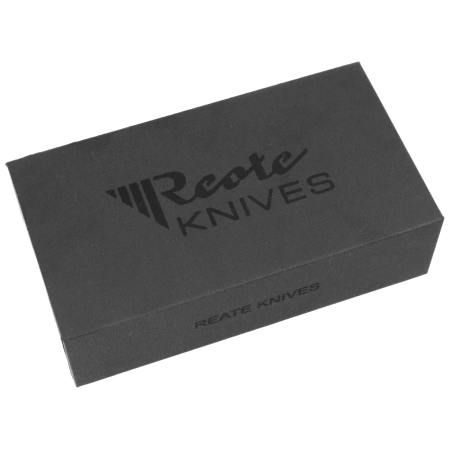 Reate Knife Mini EXO OTF Gravity T/E Bead Blasted Titanium/Burlap Micarta, Stonewashed CPM 3V