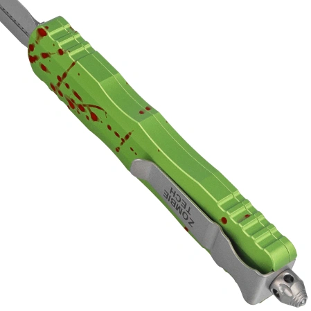 Nóż automatyczny OTF Microtech Dirac Delta D/E Zombie Tech Aluminium, Stonewashed by Tony Marfione (227-10Z)