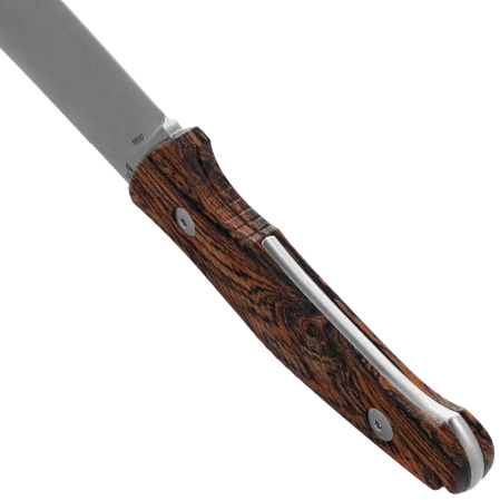 Viper Trail Knife Bocote Wood, Satin N690 by Jens Ansø (VT4068BC)