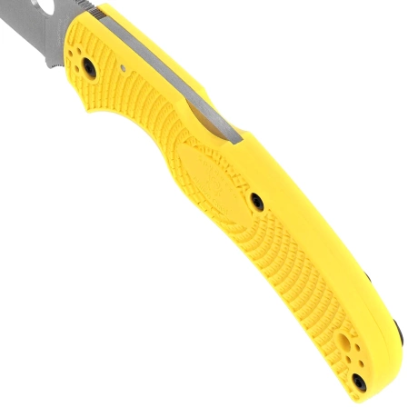 Nóż składany Spyderco Native Chief 2 Lightweight Salt Yellow FRN, Satin MagnaCut by Sal Glesser (C244PYL)