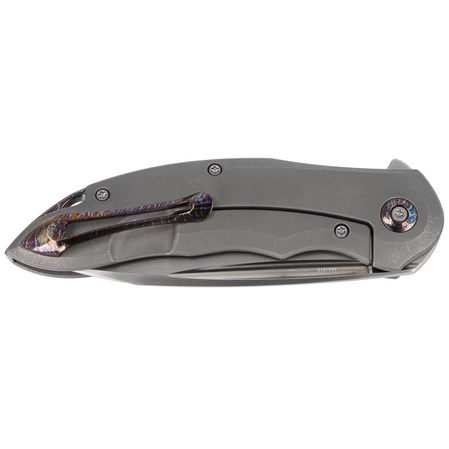 WE Knife Makani LE No 198/210 Gray Titanium, Hand Rubbed Satin CPM 20CV by Anton Tkachenko (WE21048-2)