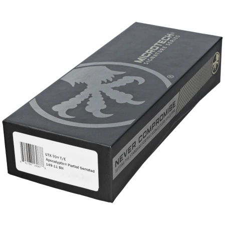 Nóż automatyczny OTF Microtech UTX-70 T/E Bounty Hunter Signature OTF Knife Distressed Green Aluminum, Apocalyptic P/S M390 (149-11BH)