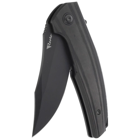 Reate Jack Jr. Knife Black Aluminium, Black DLC S30V (Jack Jr. BKAL DLC BKAL)