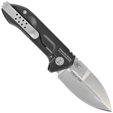 Nóż Extrema Ratio Frame Rock XXV Anniversarium LE No 040/100 Tytan, Satin N690 (04.1000.0456/SAT/BLK-XXV)