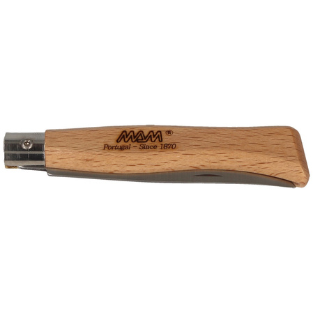 MAM Douro Pocket Knife, Light Beech Wood 83mm (2080-LW)