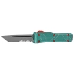 Microtech UTX-70 T/E Bounty Hunter Signature Distressed Green Aluminium, Apocalyptic P/S M390 (149-11BH)