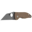 Nóż składany Spyderco Microjimbo Sprint Run Brown G10, Stonewashed CPM 15V by Michael Janich (C264GPBN15V)
