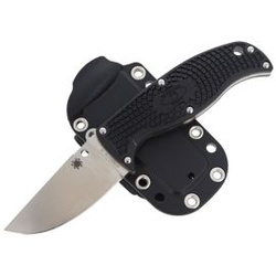 Spyderco Enuff FRN Black Clip Point PlainEdge Plain (FB31CPBK)