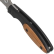 Nóż składany Muela KSC-7OL Black Aluminium/Olive Wood, Satin P/S 440C