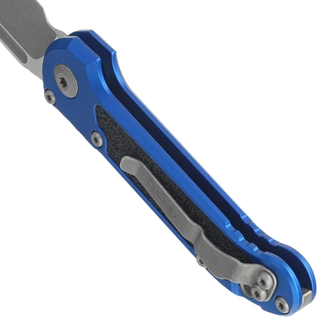 Nóż automatyczny Microtech LUDT Gen III S/E Blue Aluminium, Apocalyptic M390MK by Tony Marfione (1135-10APBL)