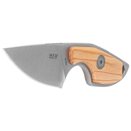 Nóż na szyje MKM Mikro 1 Olive Wood, Satin M390 by Jesper Voxnæs (MK MR01-O)