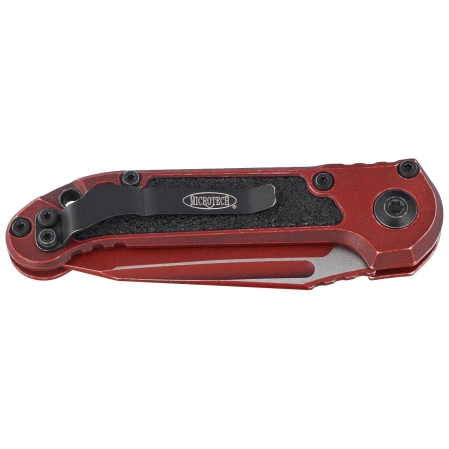 Nóż automatyczny Microtech LUDT Gen III T/E Cerakote Weathered Crimson Aluminium, Cerakote Weathered Crimson M390MK by Tony Marfione (1136-1WCM)