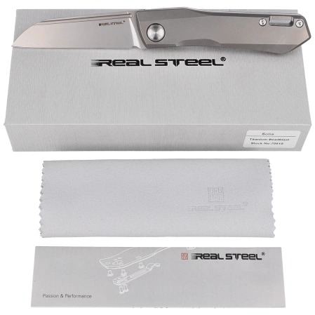 Real Steel Solis Gray Titanium, Satin N690 by Poltergeist Work (7061S)