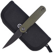 CIVIVI Knife Lumi Green Micarta, Black Stonewashed by Justin Lundquist (C20024-1)