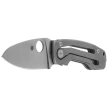 Spyderco Pits 2 Slipit Knife Gray Titanium, Satin M398 by Mike Read (C269TIP)