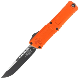 Nóż automatyczny OTF Microtech Combat Troodon Gen III S/E Orange Aluminium, Black M390MK by Tony Marfione (1143-1OR)