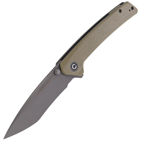 Nóż składany CIVIVI Keen Nadder Olive Micarta, Gray Stonewashed (C2021C)
