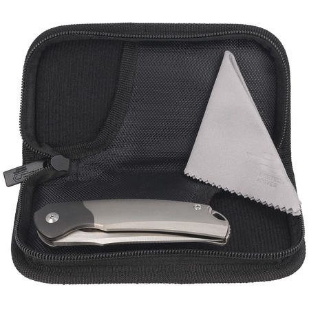 Bestech Supernova Grey Titanium/Black Zirconium, Satin M390 Knife (BT2111A)