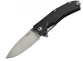 Nóż składany LionSteel KUR Black G10, Stonewashed Sleipner by Molletta (KUR BK)