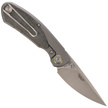 Nóż składany Bestech Lito Grey Titanium / Black Canvas Micarta, Satin M390 by Ostap Hel (BT2307A)