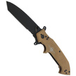 Extrema Ratio Glauca J1 Desert Aluminum Knife, Black MIL-C N690 (04.1000.0165/RVHCS)