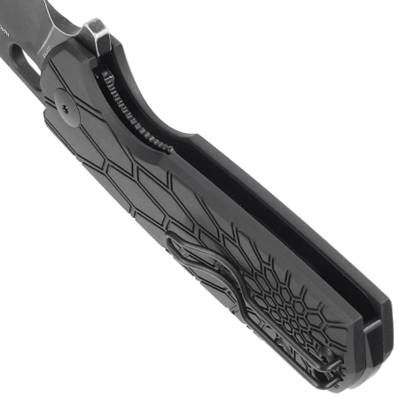 Nóż składany FOX Core Tanto Black FRN, Black Top Shield N690Co by Jesper Voxnæs (FX-612 BB)