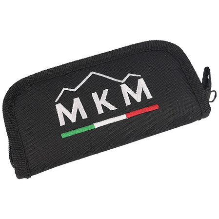 MKM Flame Dagger Sandblasted Titanium, Stonewashed M390 by Michael Zieba (MK FL02-TSW)