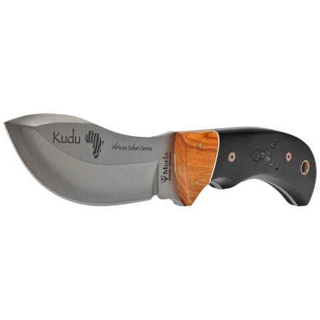 Muela Kudu LE No 450/1000 Granadillo Wood Knife, Satin 14C28N
