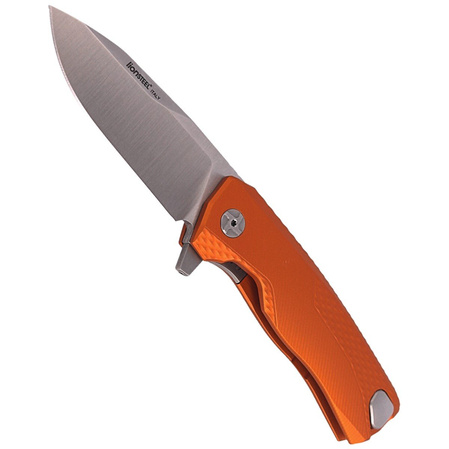 LionSteel ROK Knife Orange Aluminum, Satin M390 by Molletta (ROK A OS)