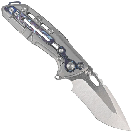 Reate T1000-V2 Gray Titanium/Zircuti Knife, Satin M390 by Alvin Lee