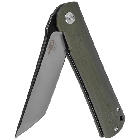 Bestech Kendo Knife Army Green G10, Black / Satin D2 (BG06B-2)