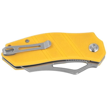 Nóż składany Kubey Ceyx Yellow G10, Satin D2 (KU335E)