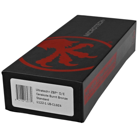 Microtech Ultratech Gen III ZBP D/E OTF Knife Cerakote Burnt Bronze Aluminum, Cerakote Burnt Bronze M390MK by Tony Marfione (1122-1UB-C19Z4)